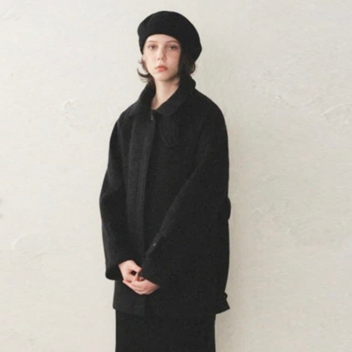 오로(ORO) 울 로브 하프코트 55-66 상품이미지2