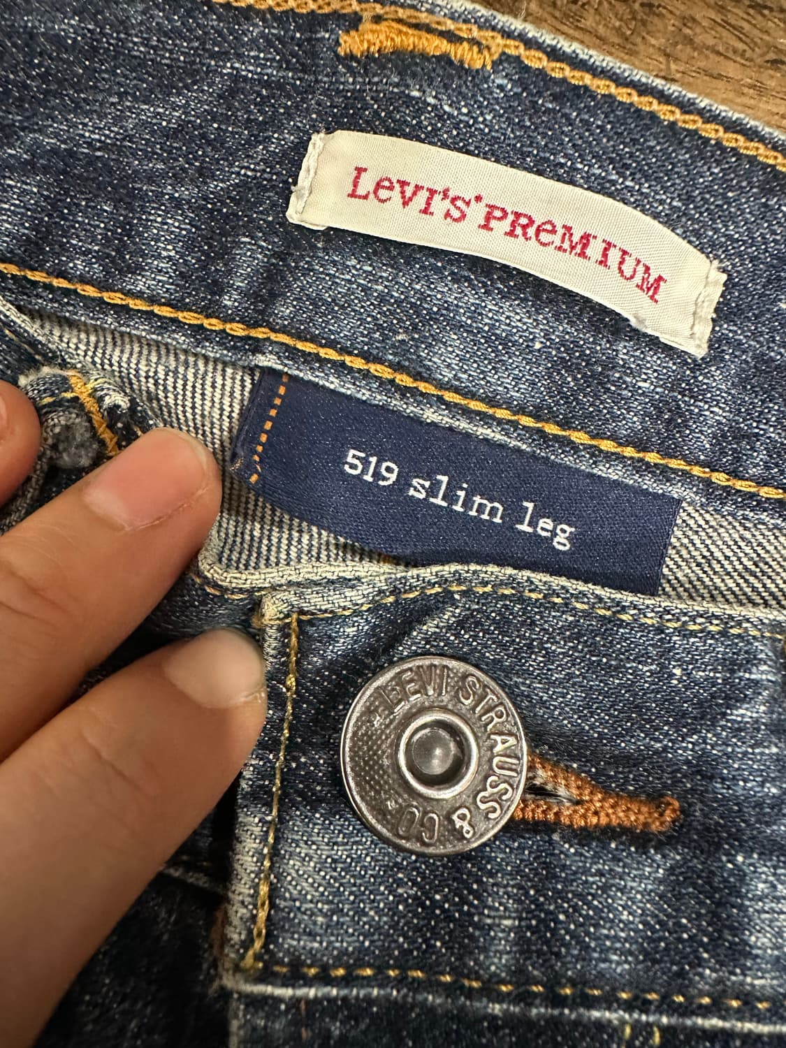 LeviS Premium 519 플라워 커스텀 페인팅 데님 팬츠 상품이미지4