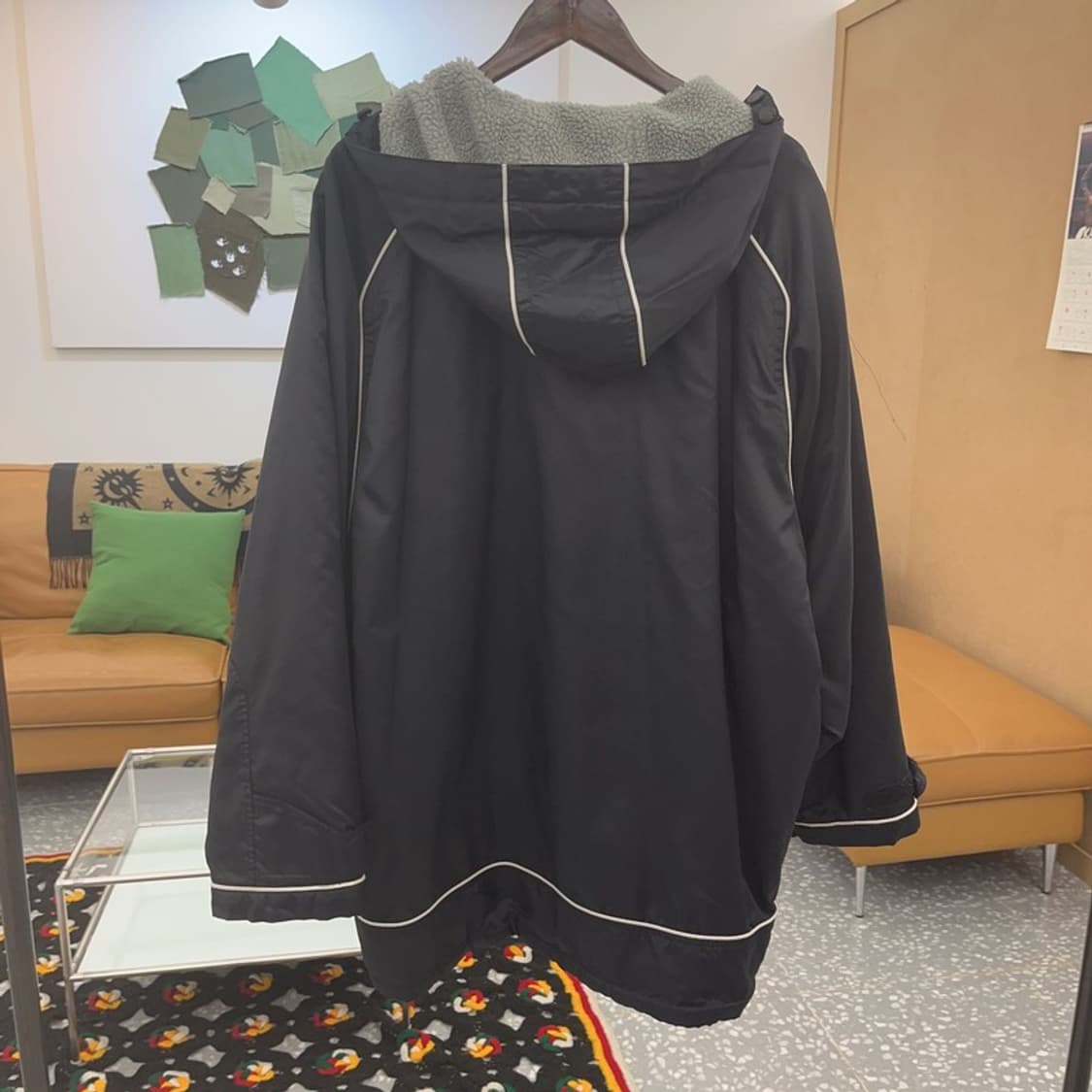 나이키 재팬 올드스쿨 오버핏 양털 돕바 점퍼 자켓 XL C08442 상품이미지4