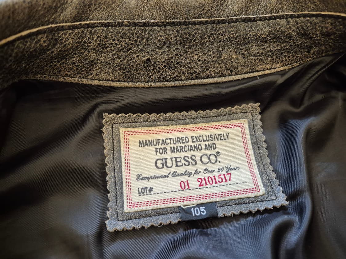 90s 게스 소기죽 자켓 상품이미지8