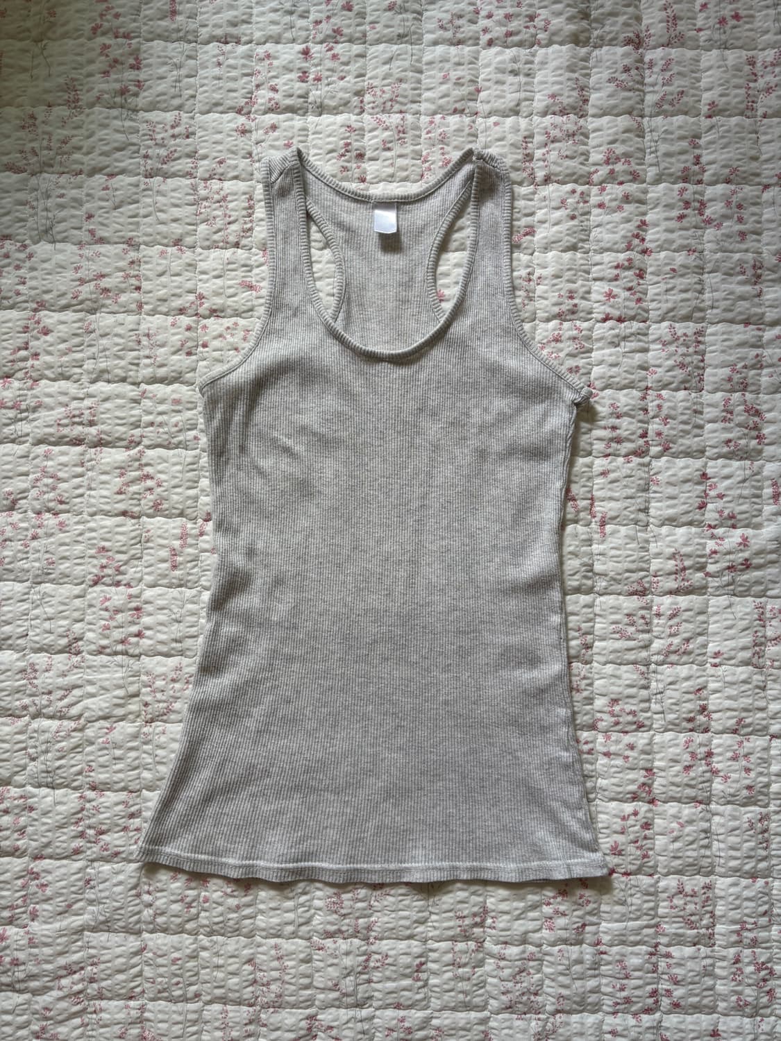 White gray sleeveless 상품이미지1