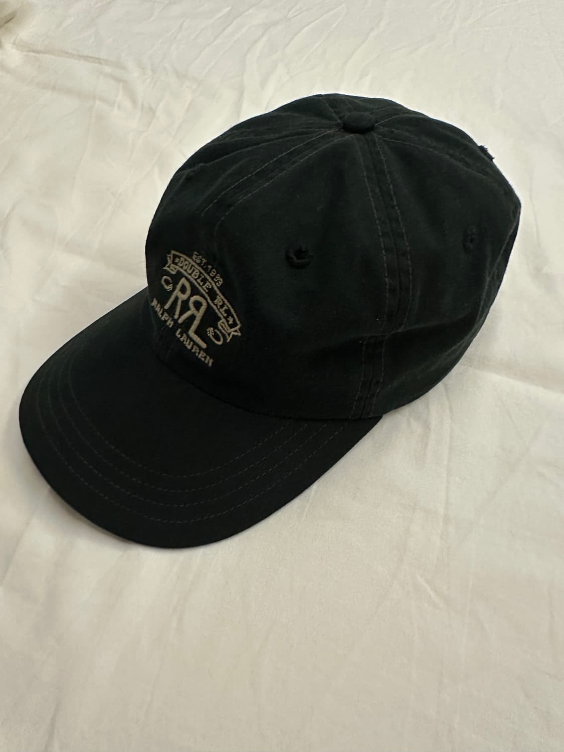 RRL Ralph Lauren 렌치로고 볼캡 블랙 상품이미지2