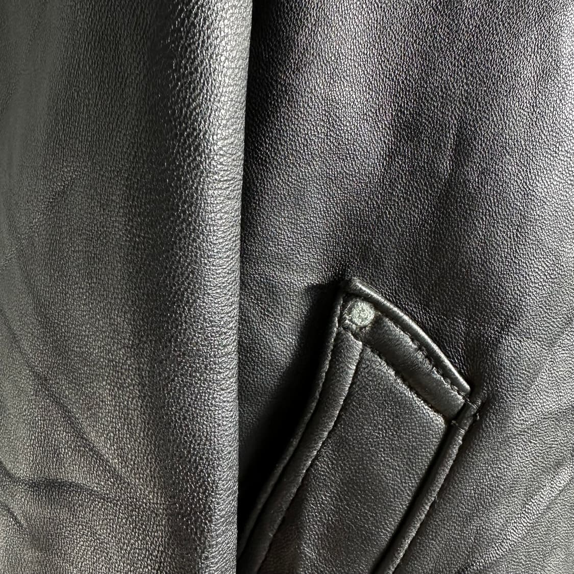 70’s 프렌치 파이어맨 레더자켓 상품이미지7