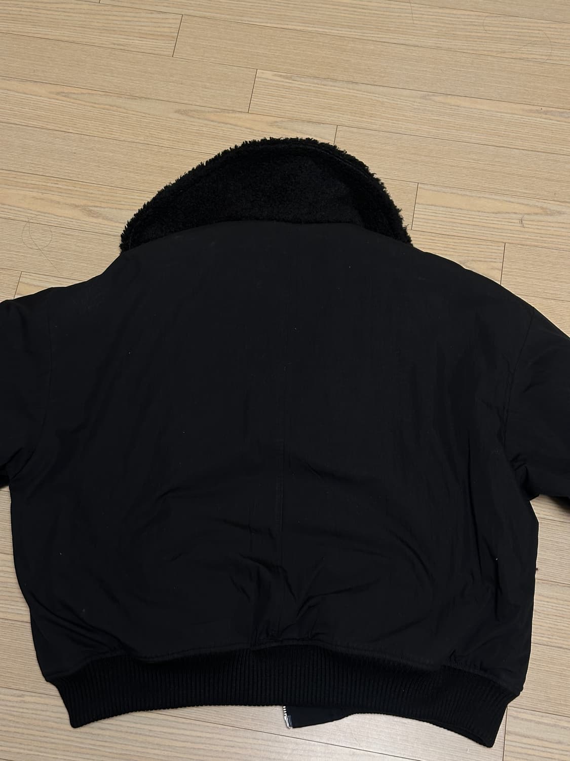 RSSC x 포그서비스 파이어맨 레더 믹스 코튼 봄버 자켓 [1사이즈] 상품이미지5