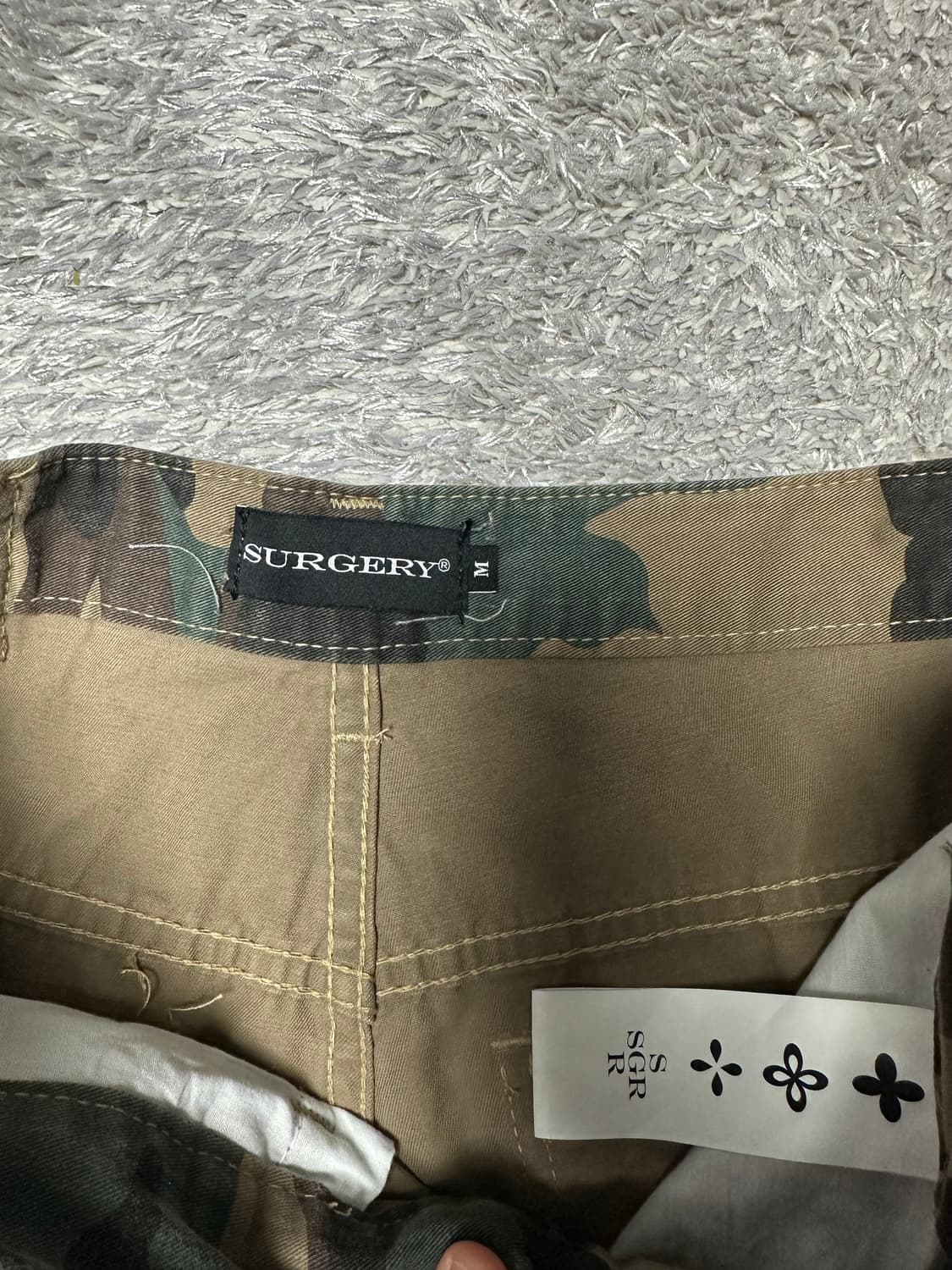 [M]써저리 카모 카고팬츠 상품이미지5