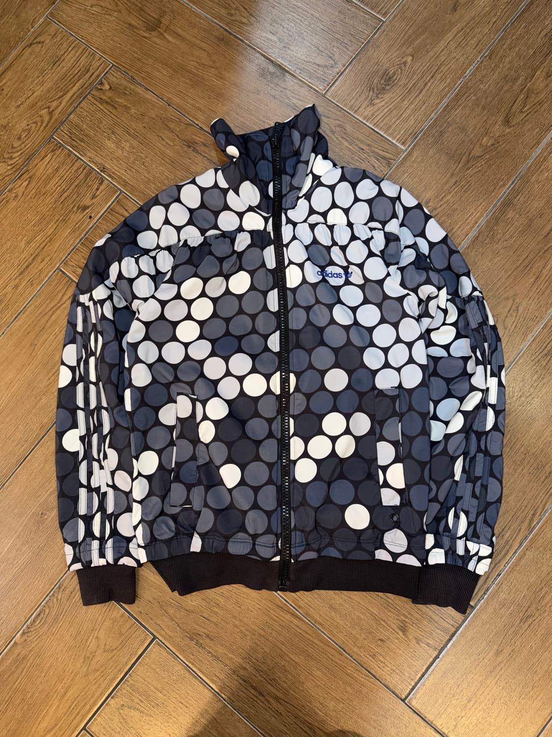 아디다스 도트패턴 하이넥 바람막이 세트 ( 상의+하의 ) 상품이미지9