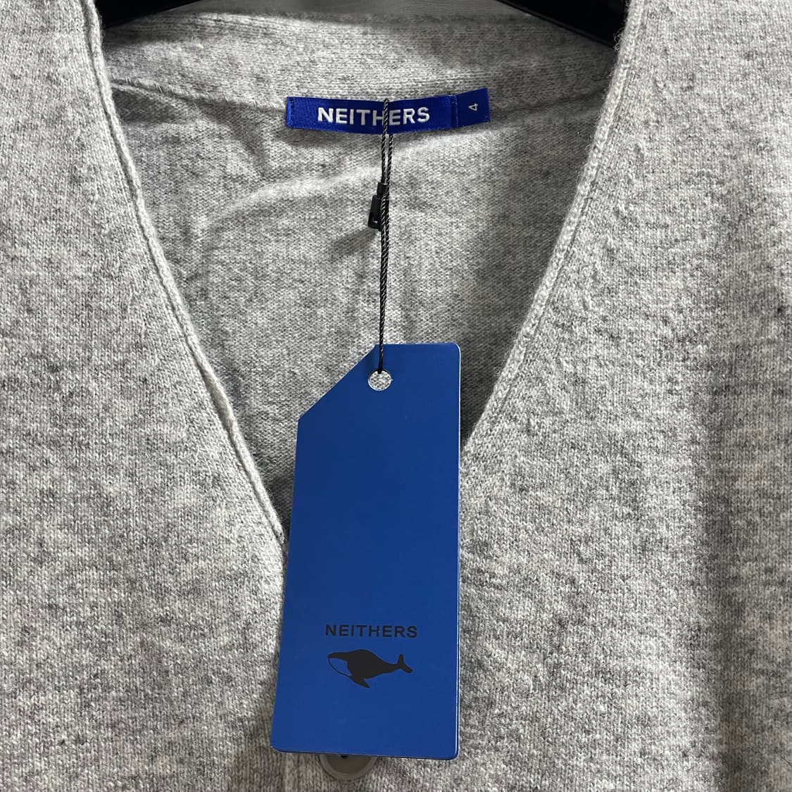 네이더스/ 메리노 울 가디건 멜란지 그레이/ 4 상품이미지8