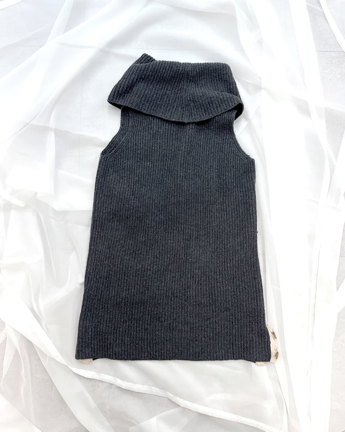 이와 사이드 울 트리밍 빅 터틀 베스트 상품이미지2