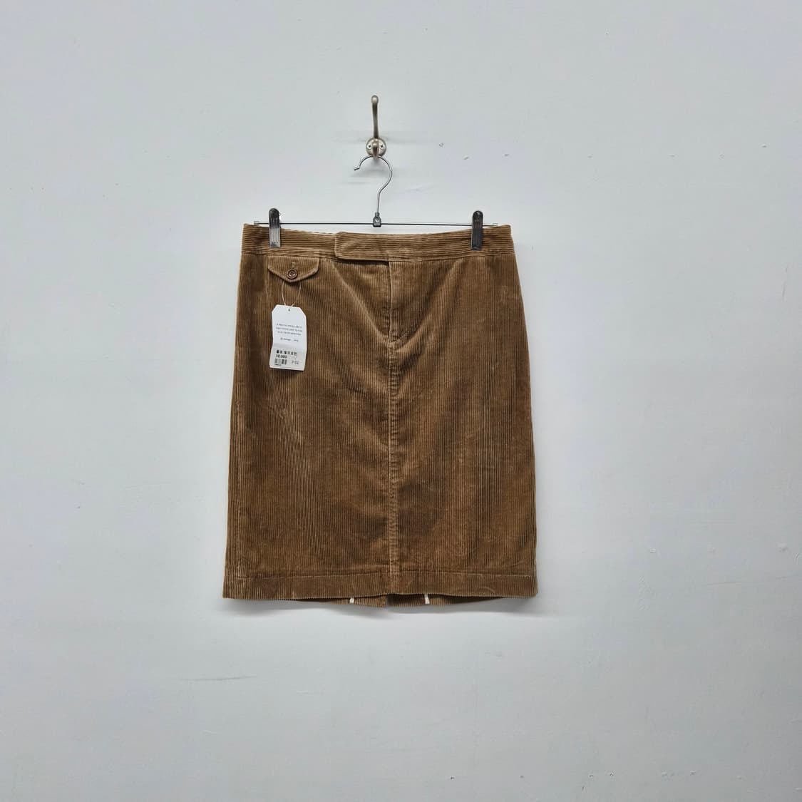 폴로 랄프로렌 코듀로이 브라운 H라인 스커트 상품이미지1