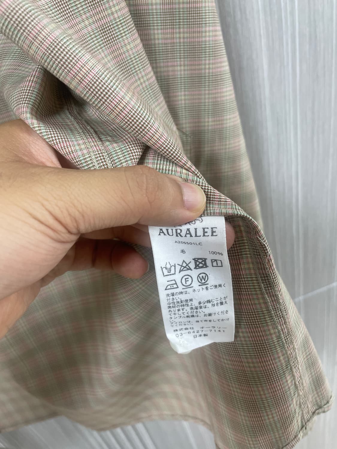 Auralee 오라리 셔츠 팝니다 상품이미지3
