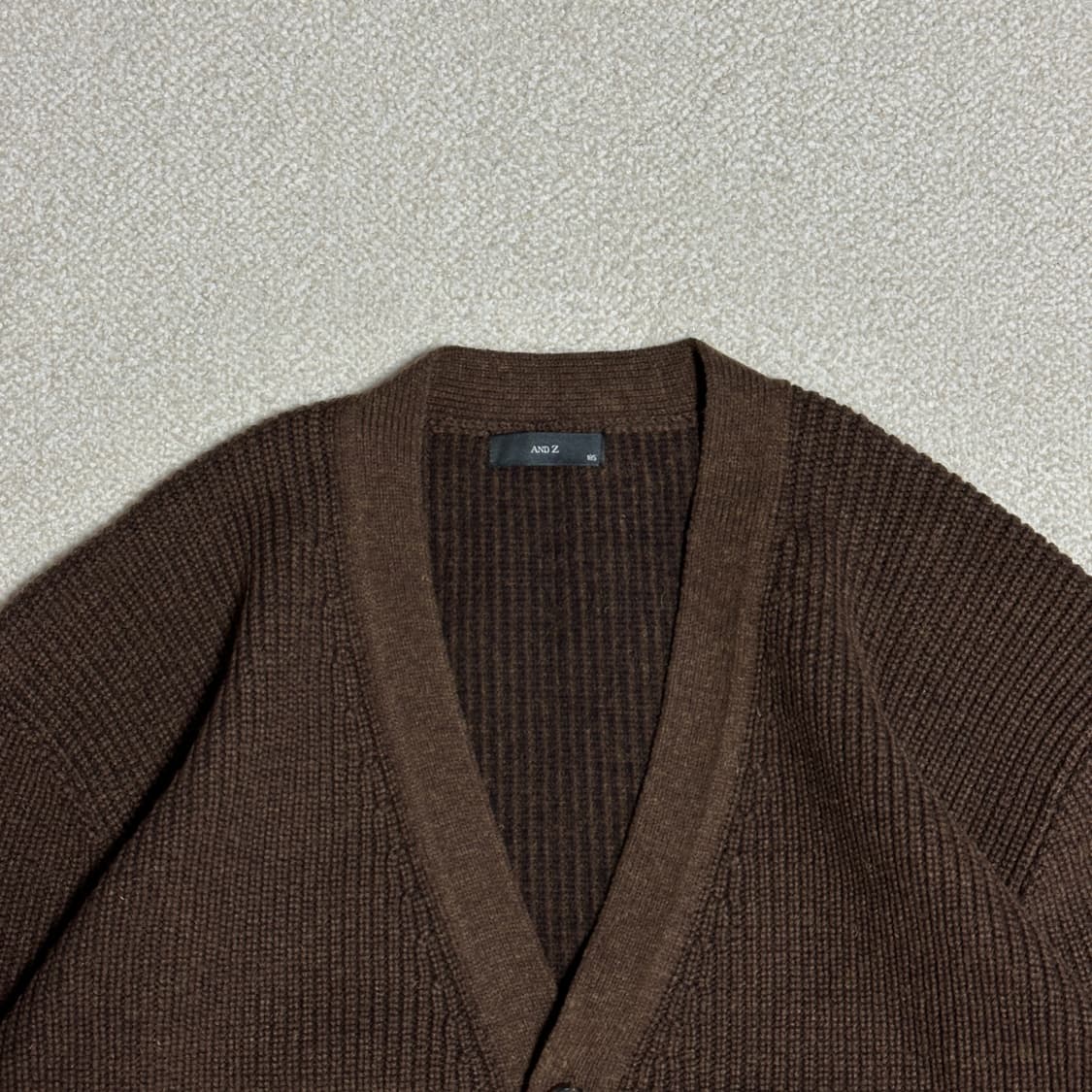 앤드지 이브 울니트 롱가디건 상품이미지5