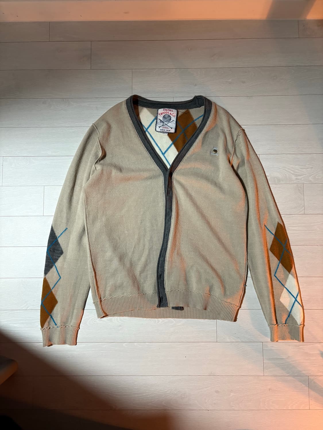 디젤 아가일 가디건 상품이미지1