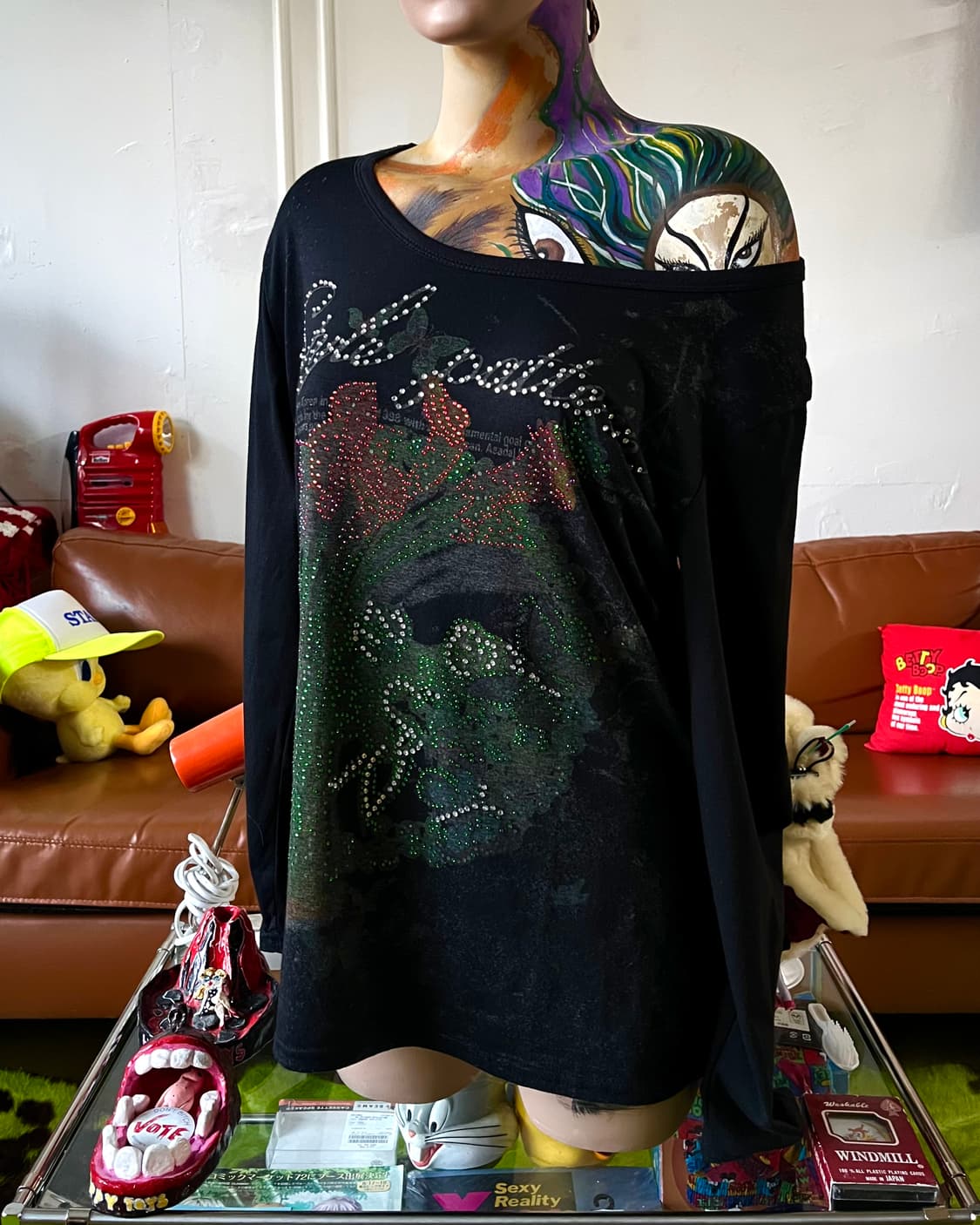 80-90s Rose on the field's Long-Sleeve 상품이미지3