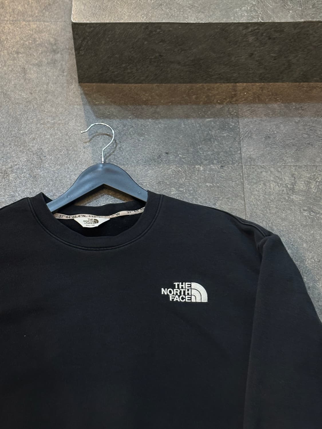 노스페이스 맨투맨 블랙 110사이즈 상품이미지4