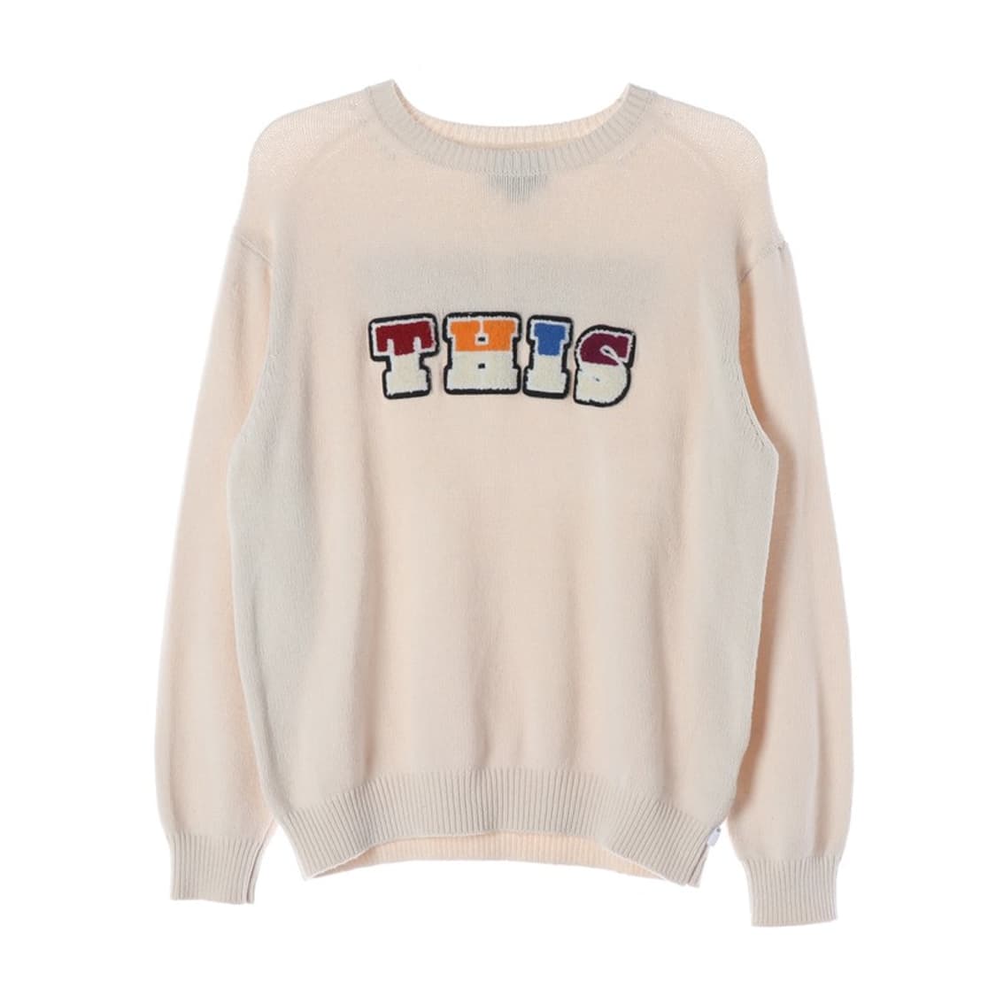 디스이즈네버댓 로고 아플리케 니트 S 상품이미지1