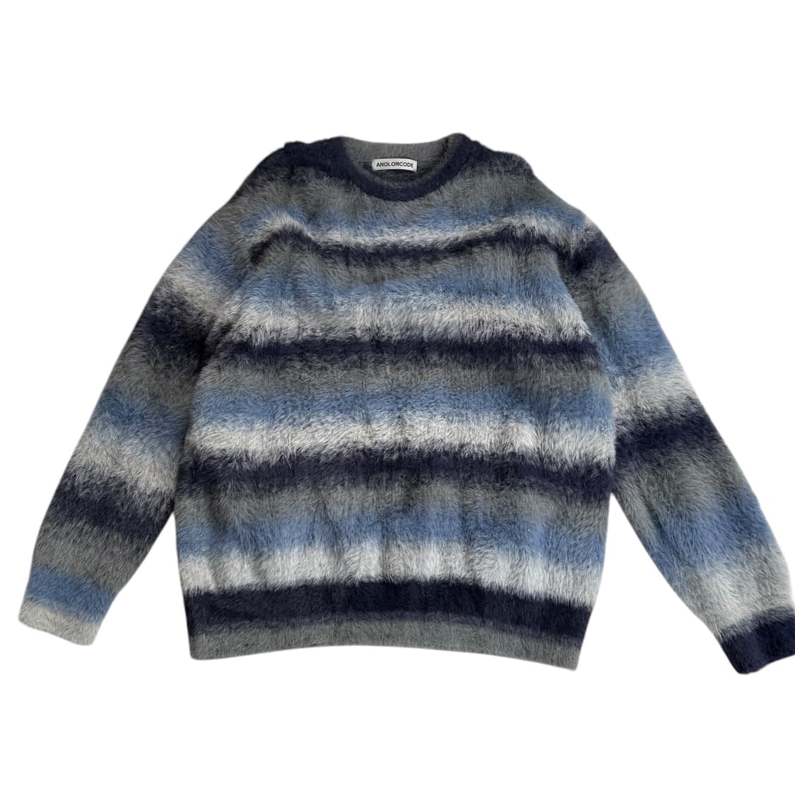 스트라이프 울헤어 니트 상품이미지1