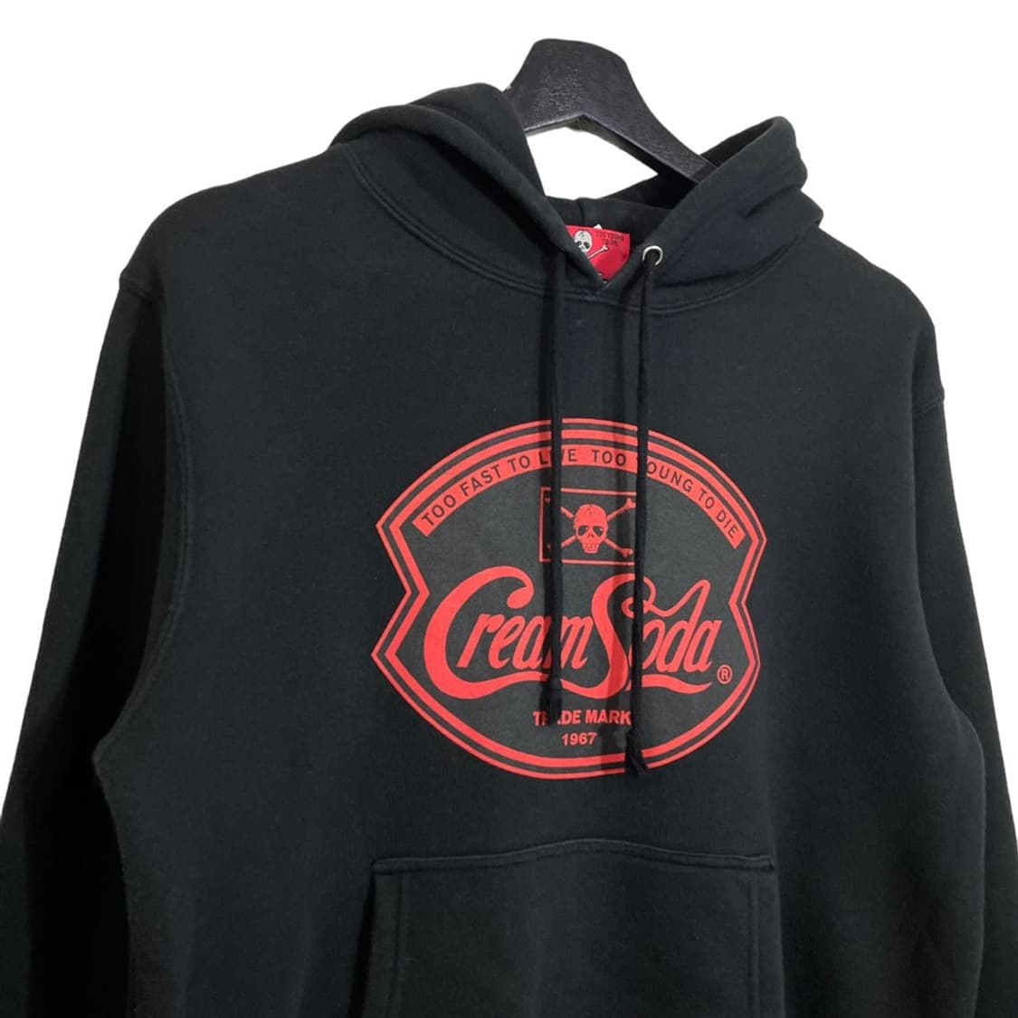 크림소다 펑크 빅로고 후드티 상품이미지4