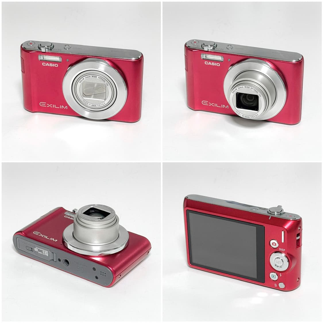 카시오 엑슬림 ZS240 체리레드 빈티지디카 상품이미지3