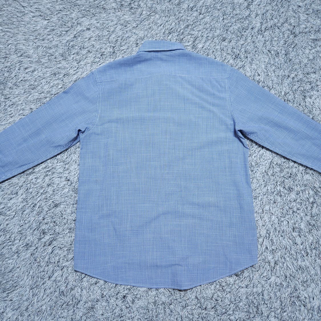헤지스)100 남자 마이크로 체크셔츠남방 / 왕눈이샵 상품이미지6