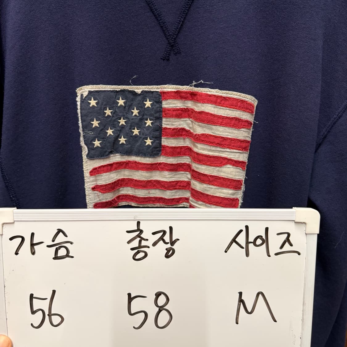 폴로 최신라벨 성조기 맨투맨 M (여성) 상품이미지2