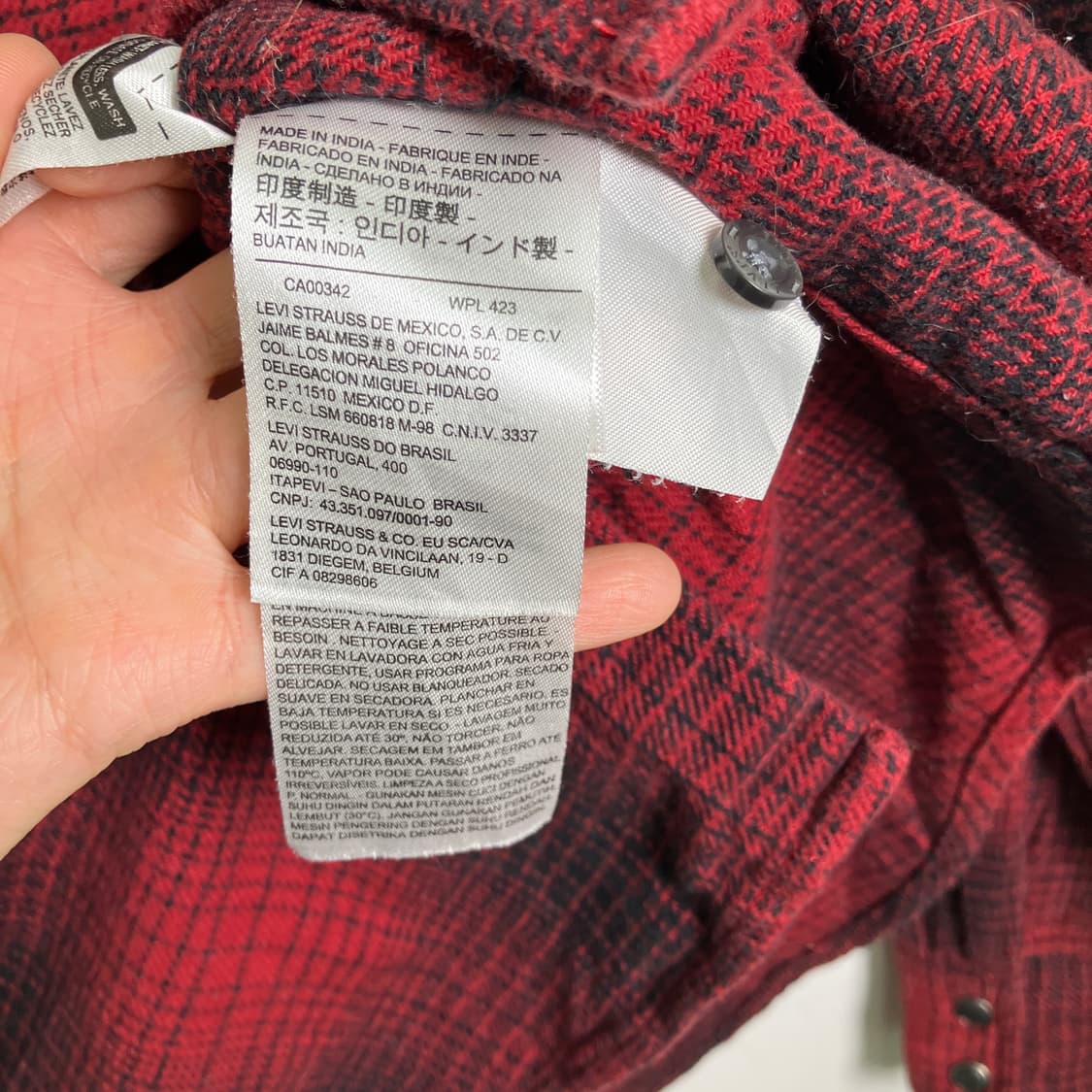 Levis 리바이스 웨스턴 플란넬 셔츠 L 상품이미지9