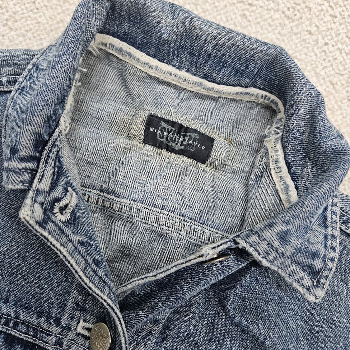 [실측확인] 시스템 청 데님 자켓 1209J1 상품이미지2