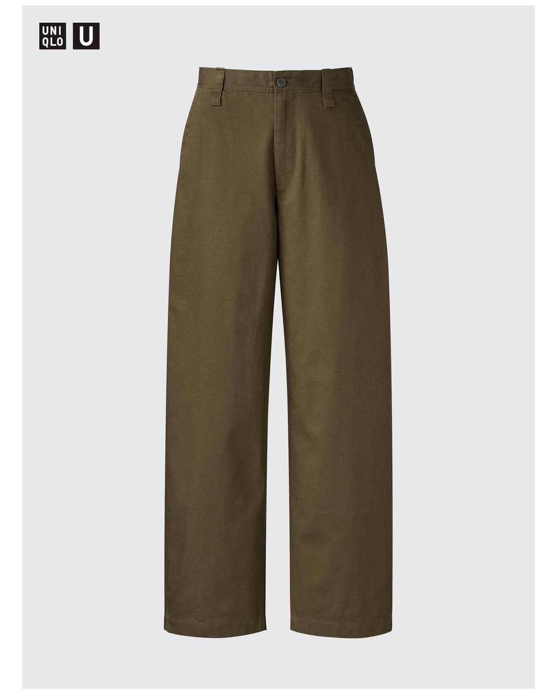 유니클로 U 와이드핏 치노팬츠 38다크브라운 73 상품이미지1