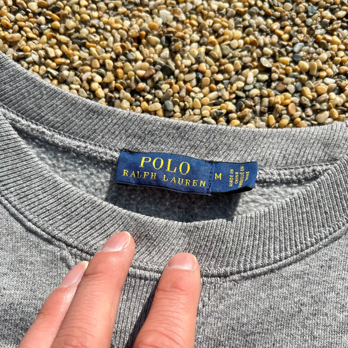 폴로(POLO RalphLauren) 그레이 크루넥 맨투맨 상품이미지4