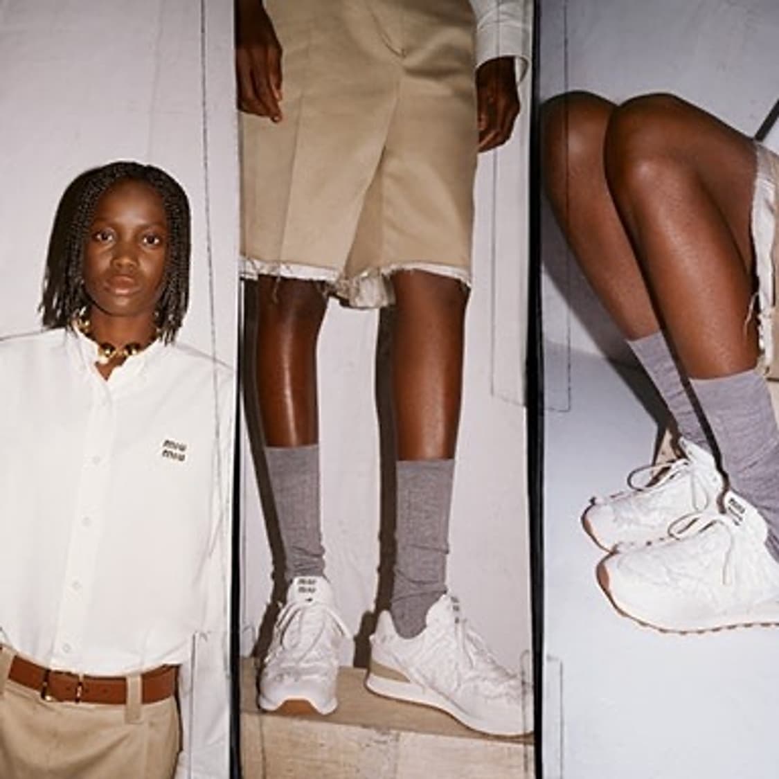 미우미우X뉴발란스 574 스니커즈 37.5사이즈 상품이미지3