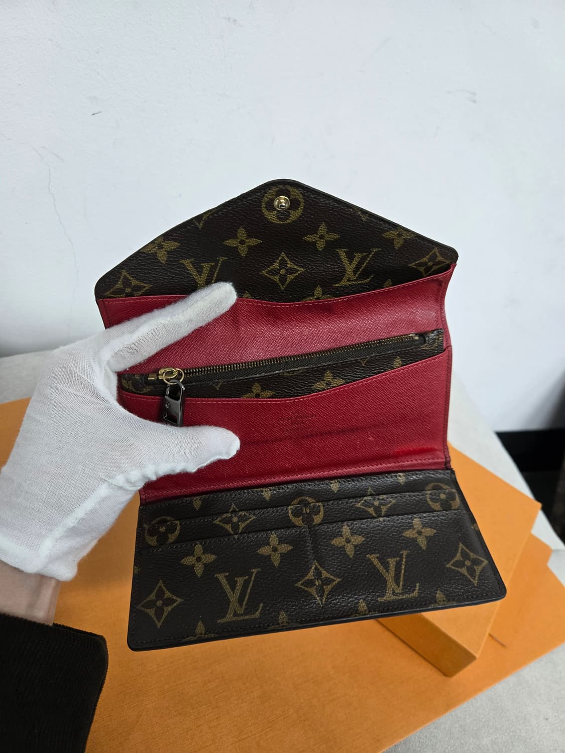 [보증서 정품] 루이비통 사라 장지갑 상품이미지2