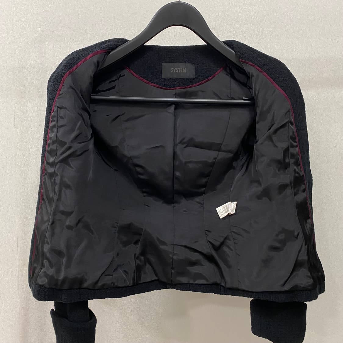 시스템 한섬 금장 숏 자켓 상품이미지8