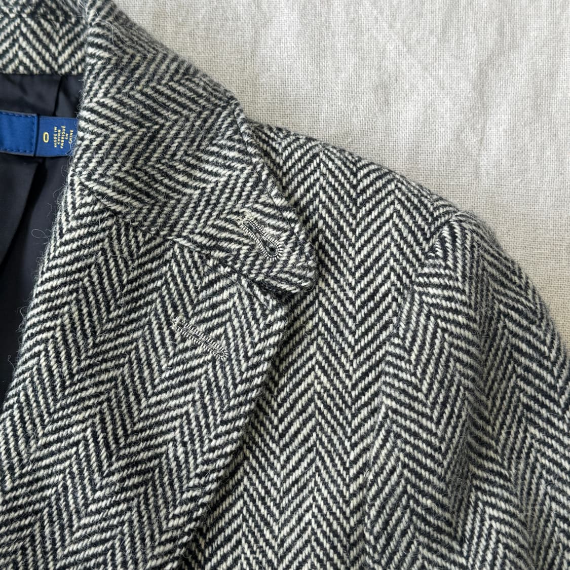 폴로랄프로렌 우먼 헤링본 블레이저 자켓 0 상품이미지4