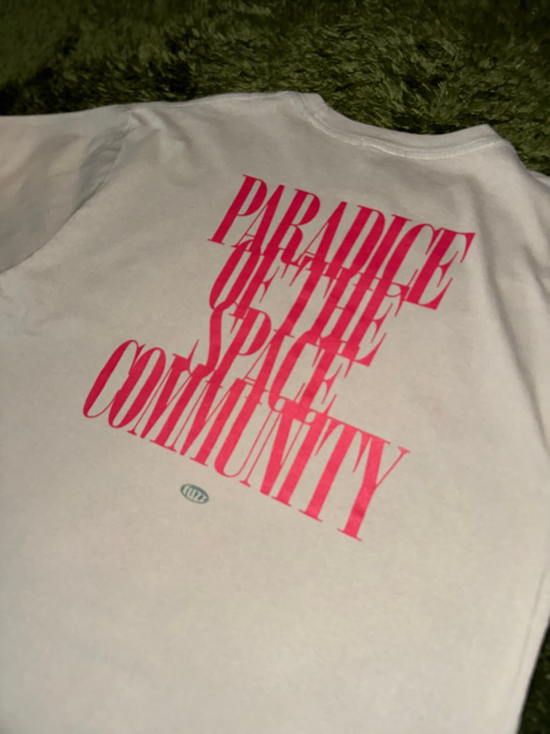 [L] FUZZ 퍼즈 PARADICE 티셔츠 베이지 상품이미지8