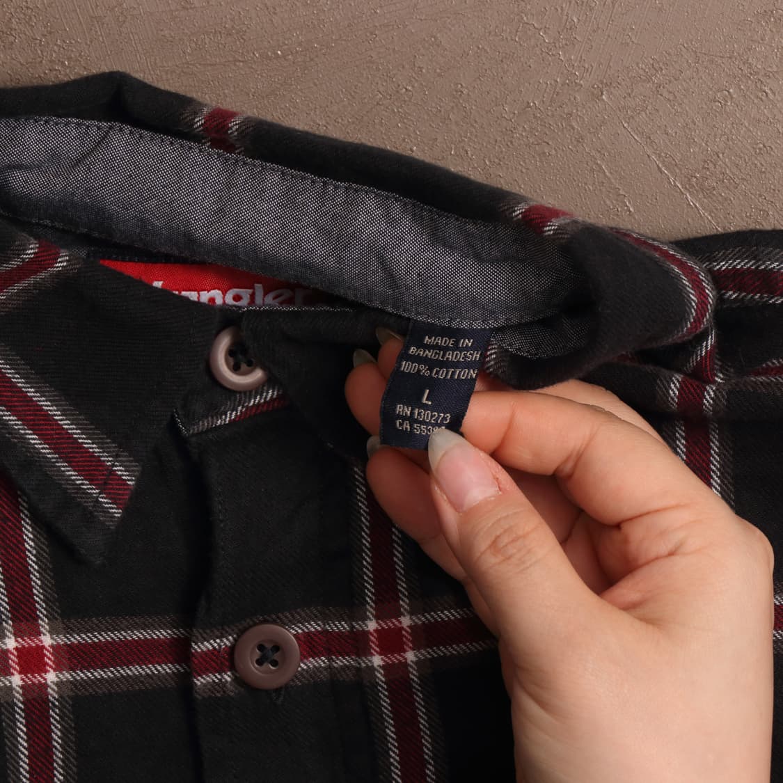 랭글러 오리지널스 체크 워크셔츠 A1665 상품이미지4