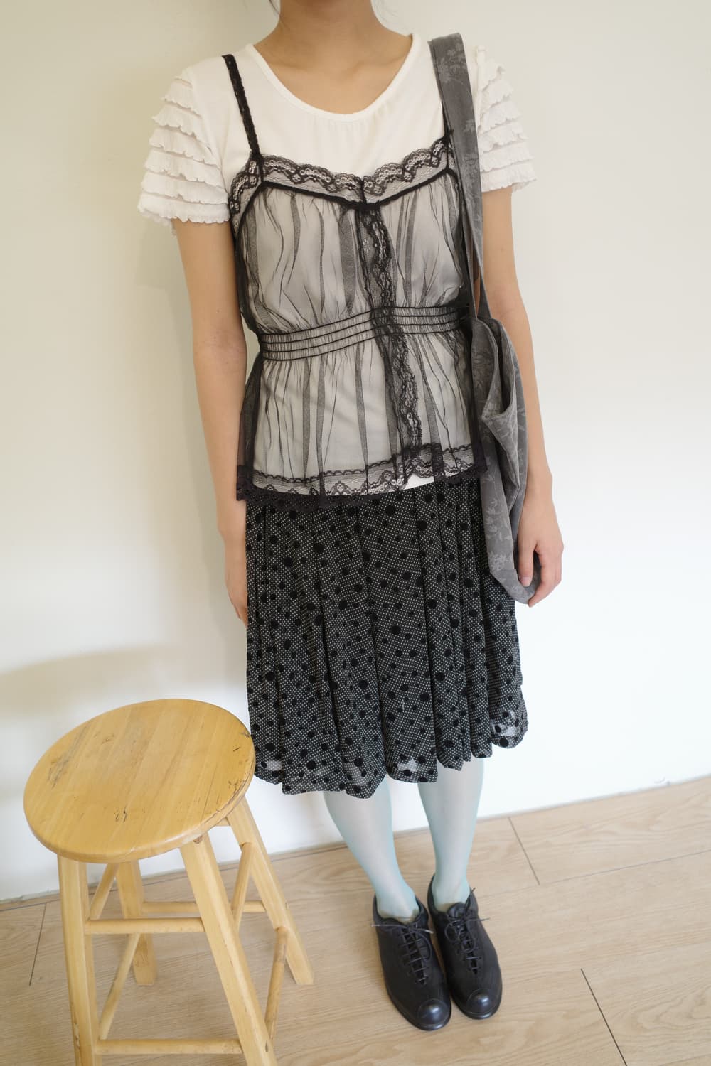 see-through lace sleeveless 상품이미지2