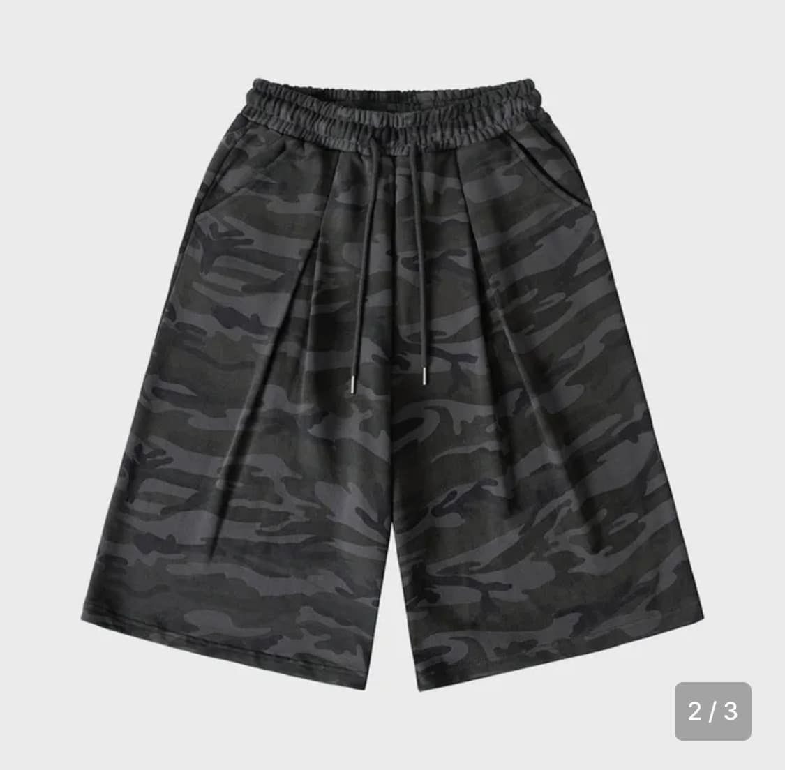 락케이크 카모 스크립트 버뮤다 팬츠 상품이미지2