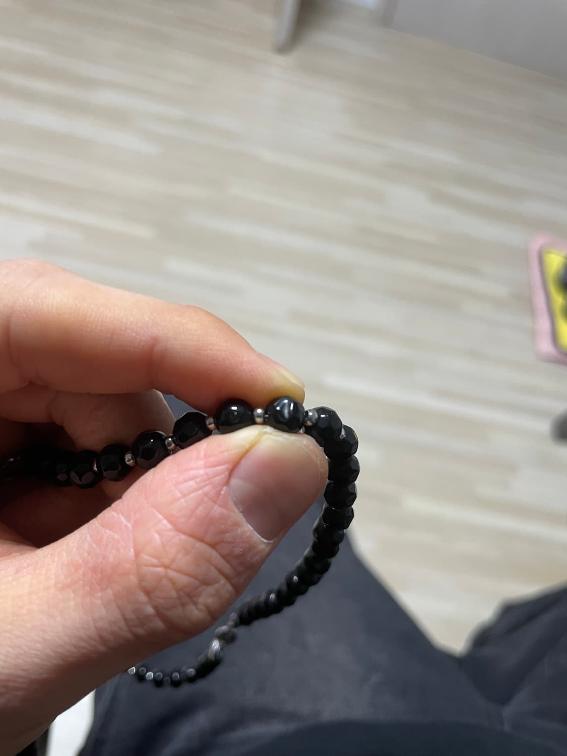 비비안웨스트우드 블랙펄 목걸이 뒤쪽 사진 참고 상품이미지4