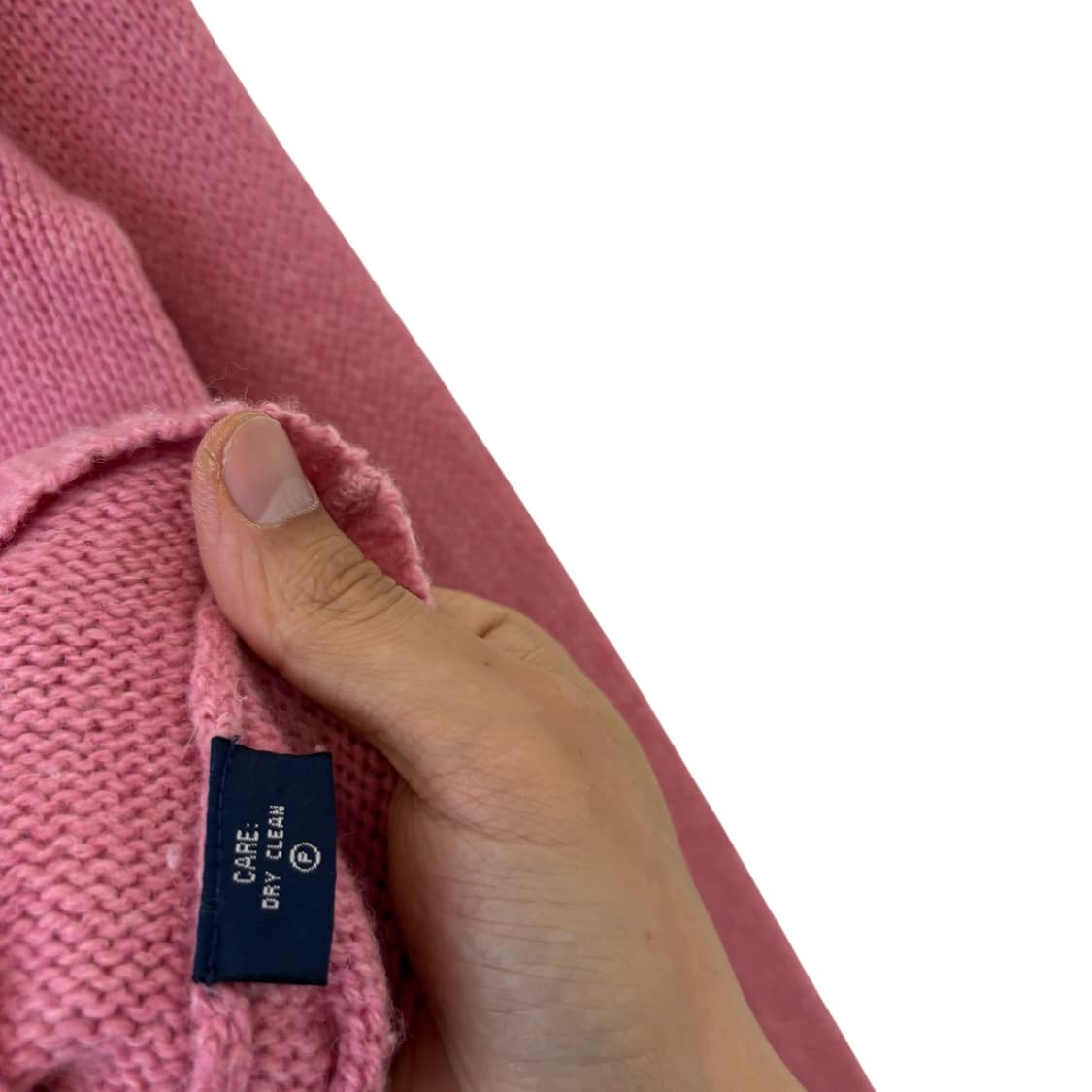폴로 메리노 울 딸기우유 니트 XS 상품이미지4