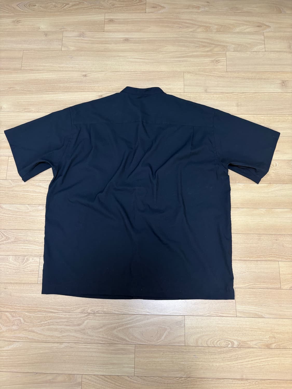 무인양품 스탠드 칼라 반소매 셔츠 상품이미지2