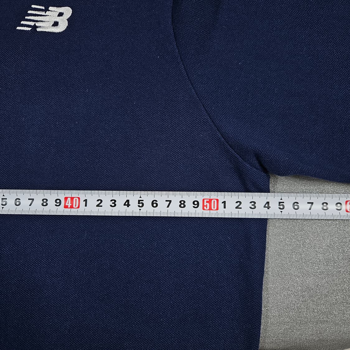 100 뉴발란스 X 보쉬 긴팔 카라티 네이비 상품이미지6