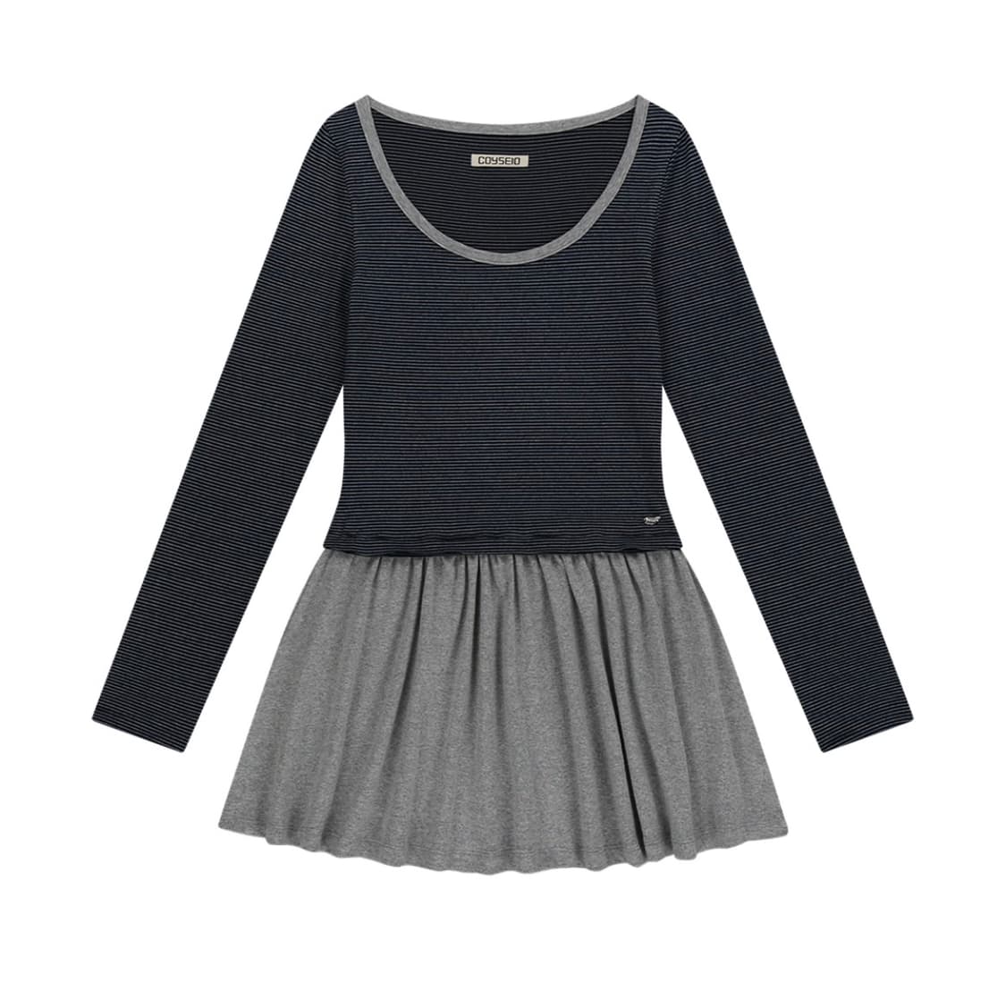 코이세이오 코이 스트라이프 드레스 네이비 상품이미지1