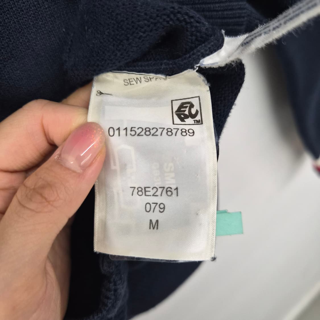 타미힐피거 네이비 집업 가디건 남성 M 상품이미지8