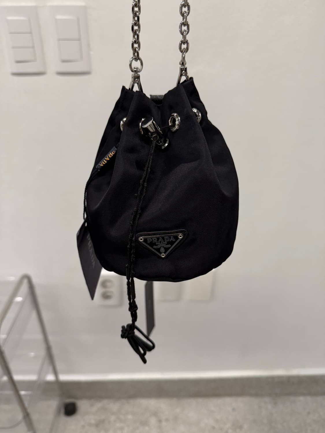 Prada Mini Drawstring Crossbody Bag  상품이미지1