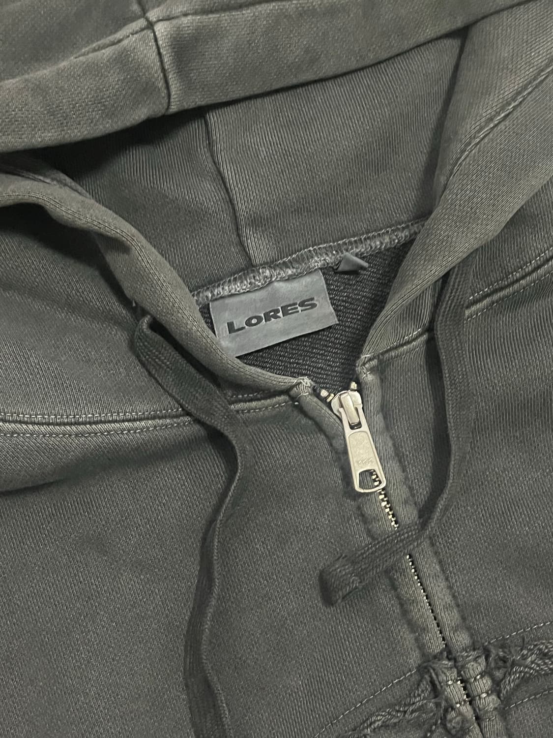 로어즈 Pigment Dyed Zip Hoodie 상품이미지3