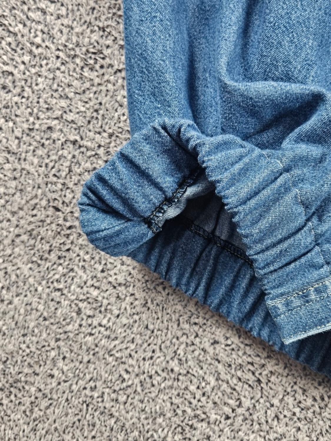 SWINGSTER 크롭 밴딩 커스텀 데님 셔츠 ( XL ) / 11638 상품이미지10