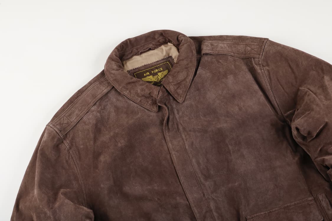 [XXL] 랜딩 레더 에어포스 A-2 스웨이드 자켓 상품이미지2