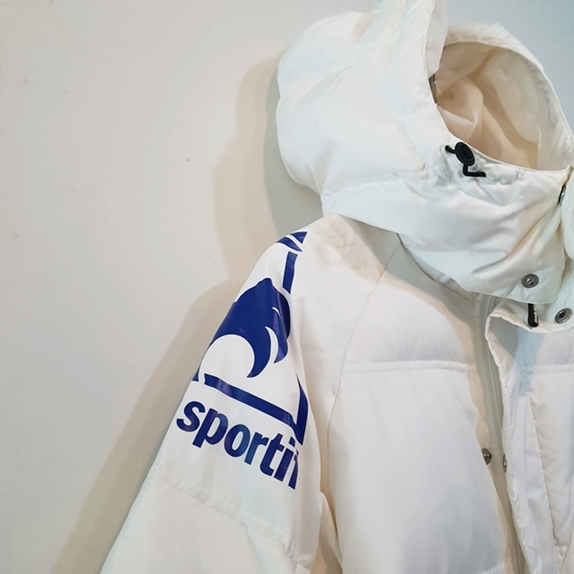 르꼬끄 다운 롱 패딩 화이트 상품이미지3