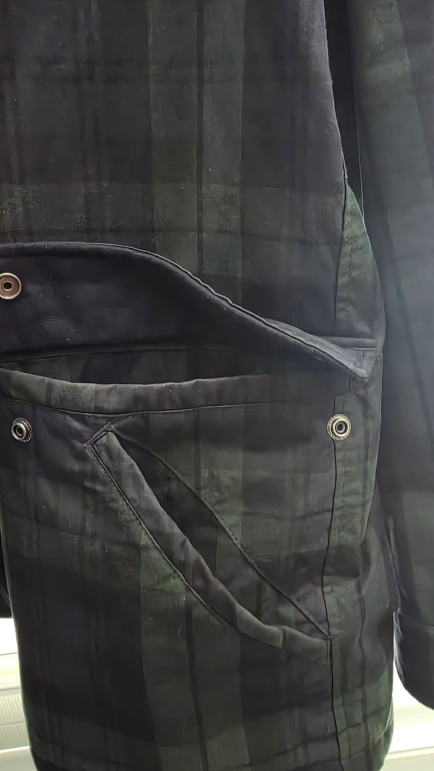 브룩스브라더스 블랙와치 왁스자켓 xxl 상품이미지8