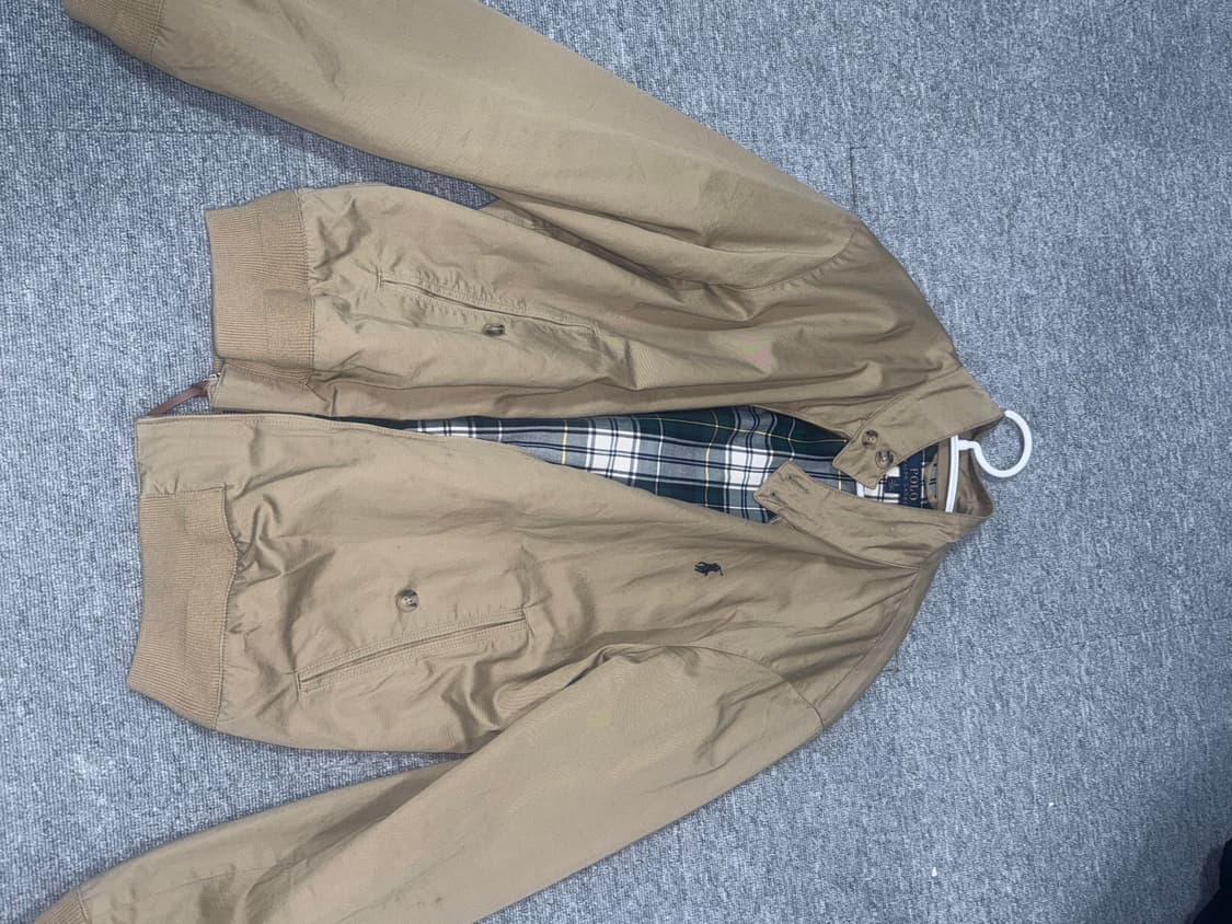 폴로 해링턴 치노 자켓 베이지 L 상품이미지5