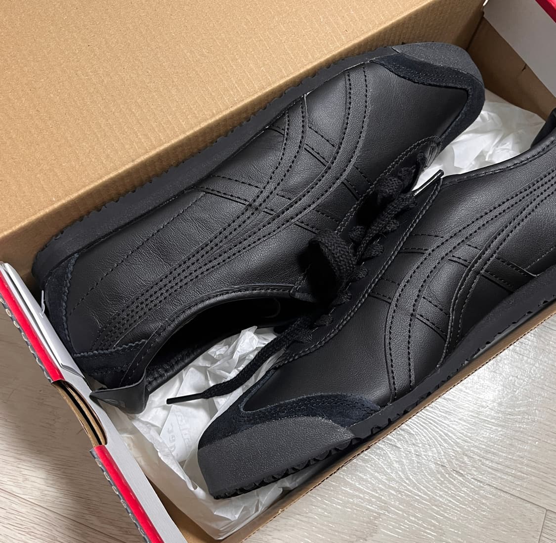 오니츠카타이거 멕시코66 올블랙, 255 상품이미지1